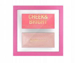 румяна bellaoggi Cheek & Bright с хайлайтером оттенка Pink Shy 5 г