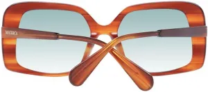 Солнцезащитные очки Max&Co. MO0031 45P, блестящие, светло-коричневые, размер 55/18/140, женские Max&Co., Glossy, Light Brown