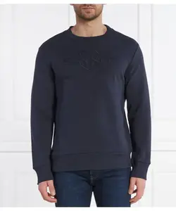 Толстовка с тональным щитом Regular fit Gant, синий