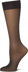 Носки Wolford Women's Satin Touch 20 Knee-Highs, Nearly Black