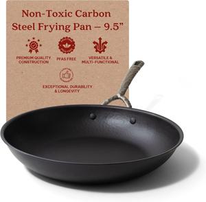 Сковорода Alva Artist из углеродистой стали 24 см, черный