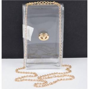 Женская сумка через плечо, одобренная для стадионов, прозрачная 3Am By H&D Accessories, прозрачный