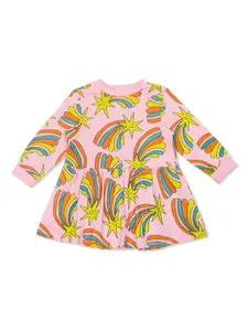 Платье Shooting Stars Stella McCartney Kids, розовый