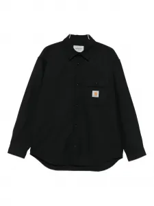 Рубашка с накладным карманом CARHARTT WIP, черный