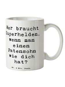 Кружка Godson Hero с надписью на белом фоне Mr. & Mrs. Panda