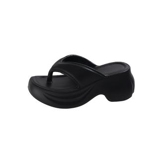 Женские черные шлепанцы, устойчивые к истиранию TAFN, Black