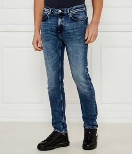Джинсы мужские Hugo с эффектом потертости, синий