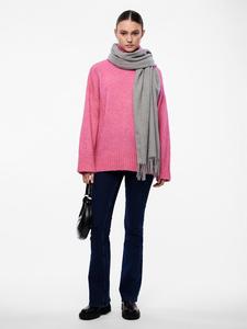 Pieces Шарф серого цвета