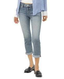 Женские джинсы-капри Elyse со средней посадкой и комфортным кроем Silver Jeans Co, Palm