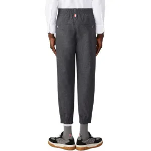 Брюки-тайтсы с цветными блоками THOM BROWNE, medium серый