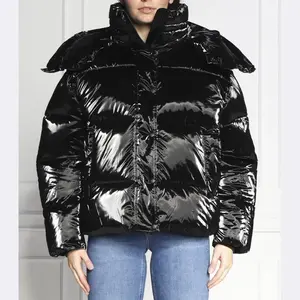 Пуховик оверсайз Calvin Klein, черный