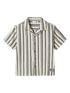 Рубашка на пуговицах классического кроя NAME IT FOKO, темно-бежевый