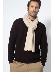 Кашемировый шарф "Келли" бежевого цвета - (Д)200 x (Ш)30 см Perfect Cashmere