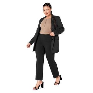 Женские брюки plus size tall super stretch slim flare Avenue, Black