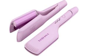 Щипцы для завивки / Утюжки для выпрямления волос VODANA, фиолетовый