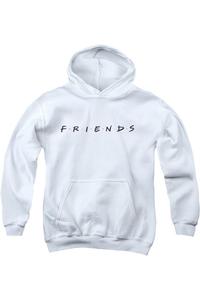 Толстовка с капюшоном Friends Logo Youth Gildan, белый