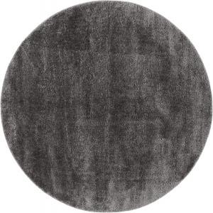 Ковер SAFAVIEH, 201 x 201 см,  Penelope Shag Collection, круглый, Grey, без линьки и простой в уходе, идеален для гостиной, столовой, спальни (PNL540F)