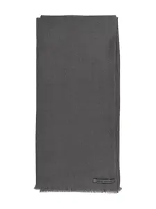 Кашемировый шарф с бахромой Denis Colomb, серый