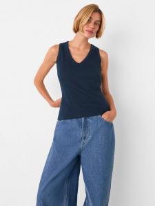 Топ-майка Ellis с V-образным вырезом Whistles, Navy