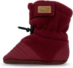 Теплые флисовые пинетки JAN & JUL для детей и малышей, Maroon