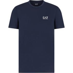 Футболка с принтом Ea7 Logo EMPORIO ARMANI, синий