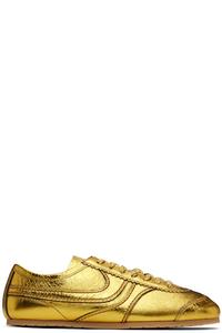 Кроссовки золотисто-металлические Dries Van Noten