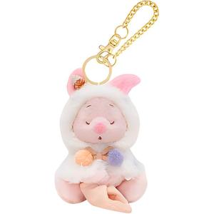 Кукла-брелок Piglet из коллекции Winnie The Pooh And Friends Home Collection 2024, плюшевый подвес, высота 11 см, Shanghai Disney