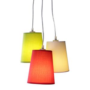 Подвесной светильник Näve Kotara, хлопковая ткань / пластик - 3 пламени