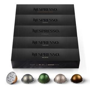 NESPRESSO VERTUO, выбор фирменного кофе (230 мл), Gran Lungo (150 мл) и Double Espresso (80 мл), обжарка от средней до темной, 50 кофейных капсул
