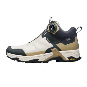 PELLIOT Антискользящие износостойкие полувысокие треккинговые ботинки мужские - карамельный хаки+туманный белый, цвет Caramel Khaki+Mist White