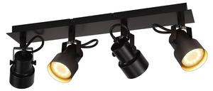 Потолочный светильник Nettlife Jensen, черный - металл - 7 x 11 x 43 см