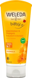 Детский лосьон для мытья  Шампунь Календула 200мл Weleda
