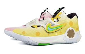 Nike Кроссовки KD Trey 5 X Steam Rose, малые губчатые стойкие к истиранию низкие баскетбольные мужские Yellow Pink