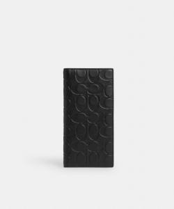 Кошелек для нагрудного кармана из фирменной кожи