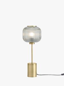 Текстурная стеклянная настольная лампа Briz MADE, Grey