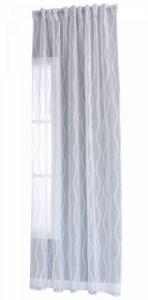 Шторы curtain valencia вxш natural waves Gardinenbox, белый