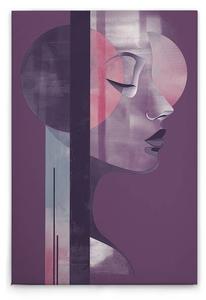 Картина на холсте A.S. Création Metropolis Plum цвет violettblaurosa