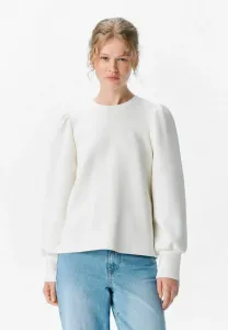 Топ с длинными рукавами oberteil Object, White Sand