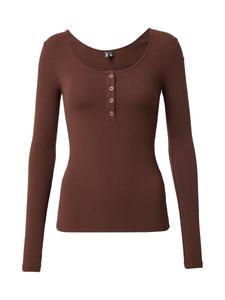 Рубашка PIECES Kitte, темно-коричневый