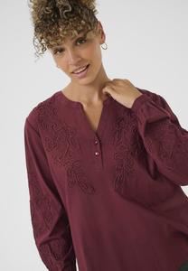 Блуза Cream VIA, Zinfandel/Dark Red
