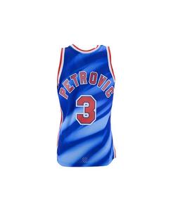 Мужской трикотаж New Jersey Nets Hardwood Classic Swingman - Drazen Petrovic Mitchell & Ness, синий