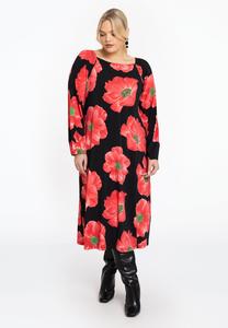 Платье YOEK MIT DRUCK, Rot/Red