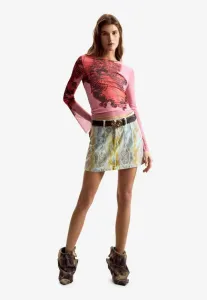 Топ с длинными рукавами от мистера кристиана лакруа Desigual, Red