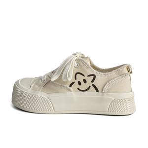 City camel Женские низкие скейтерские кеды молочно-белые, цвет Milk White