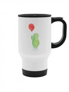 Термокружка в виде черепахи с воздушным шаром (ничего не скажешь) белого цвета Mr. & Mrs. Panda