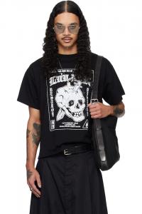 Lu'U Dan Черная футболка в квадрате