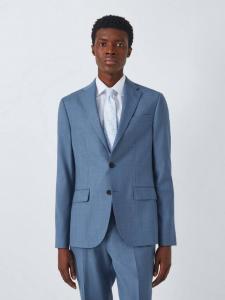 Пиджак Thurlow Regular Fit из шерсти Sharkskin John Lewis, Light Blue