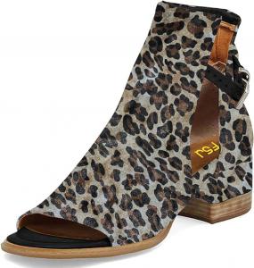 Женские сандалии FSJ с открытым носком, вырезами и пряжкой, ботильоны на щиколотке, удобные с низким устойчивым каблуком, летние сандалии, размеры 4-15 M US, Leopard