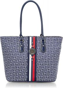 Женская сумка-тоут Tommy Hilfiger Jaden Plus, Navy/White