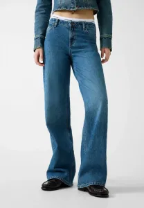 Джинсы свободного кроя с широкими штанинами Guess Jeans, In Medium Used Wash